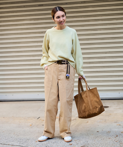 FRAMeWORK（フレームワーク）の「≪追加≫YA GOOD IDEAS GOOD NEWS BIG&MINI トートM　2（トートバッグ・レディース・モカ/ブラウン・FREE）」の13枚目の写真