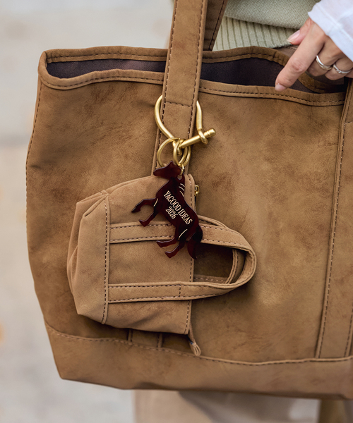 FRAMeWORK（フレームワーク）の「≪追加≫YA GOOD IDEAS GOOD NEWS BIG&MINI トートM　2（トートバッグ・レディース・モカ/ブラウン・FREE）」の16枚目の写真