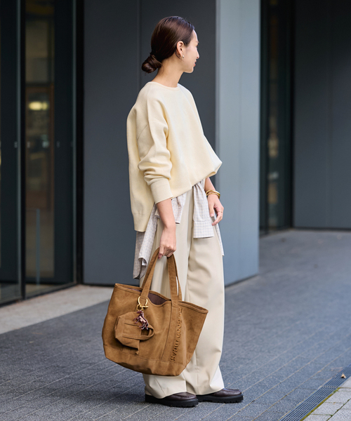 FRAMeWORK（フレームワーク）の「≪追加≫YA GOOD IDEAS GOOD NEWS BIG&MINI トートM　2（トートバッグ・レディース・モカ/ブラウン・FREE）」の20枚目の写真