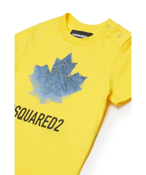 DSQUARED2(ディースクエアード)の「ベビー Tシャツ DSQUARED KID(Tシャツ/カットソー・キッズ・ホワイト/ライトブルー/イエロー・24M/18M/36M)」の11枚目の写真