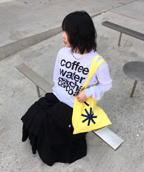DURTの「FAV DRINKS LONG SLEEVE TEE (WHITE)(Tシャツ/カットソー・レディース・その他・SMALL/MEDIUM/LARGE/X-LARGE)」の4枚目の写真