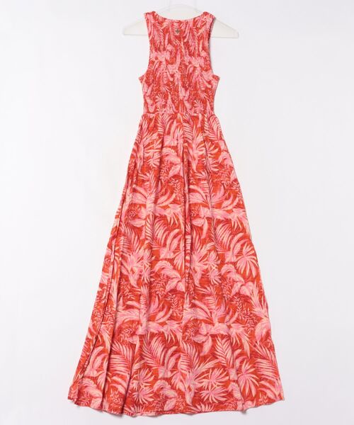 rip curl（リップカール）の「【RIPCURL（リップカール）】SUN RAYS MAXI DRESS/ボタニカル柄　ノースリーブ　ロングワンピース・マキシ丈サマードレス（ワンピース・レディース・レッド・X-SMALL）」の6枚目の写真