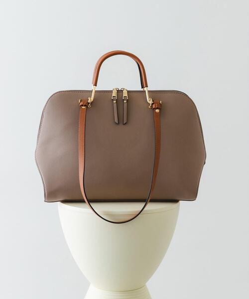 RODE SKO（ロデスコ）の「『インフルエンサーayaさんコラボ』2WAYハンドバッグ（ハンドバッグ・レディース・モカ/ライトベージュ/ブラック・ONE）」の3枚目の写真