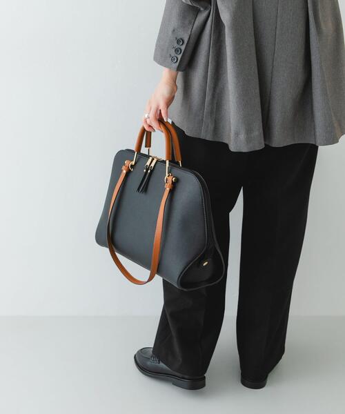 RODE SKO（ロデスコ）の「『インフルエンサーayaさんコラボ』2WAYハンドバッグ（ハンドバッグ・レディース・モカ/ライトベージュ/ブラック・ONE）」の12枚目の写真