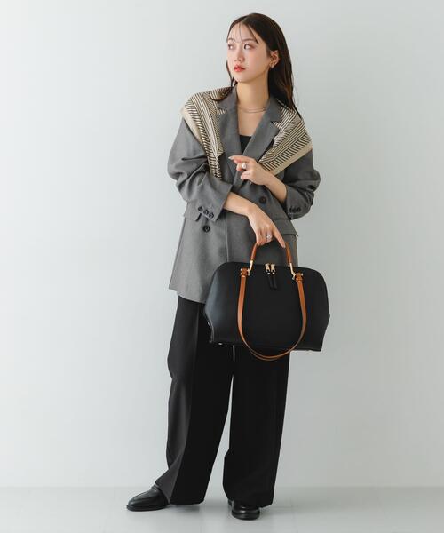 RODE SKO（ロデスコ）の「『インフルエンサーayaさんコラボ』2WAYハンドバッグ（ハンドバッグ・レディース・モカ/ライトベージュ/ブラック・ONE）」の14枚目の写真