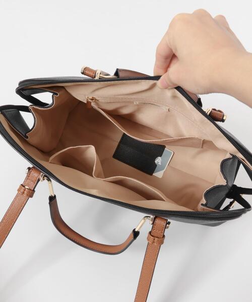 RODE SKO（ロデスコ）の「『インフルエンサーayaさんコラボ』2WAYハンドバッグ（ハンドバッグ・レディース・モカ/ライトベージュ/ブラック・ONE）」の19枚目の写真