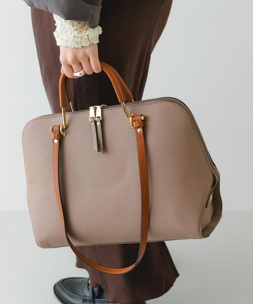 RODE SKO（ロデスコ）の「『インフルエンサーayaさんコラボ』2WAYハンドバッグ（ハンドバッグ・レディース・モカ/ライトベージュ/ブラック・ONE）」の22枚目の写真