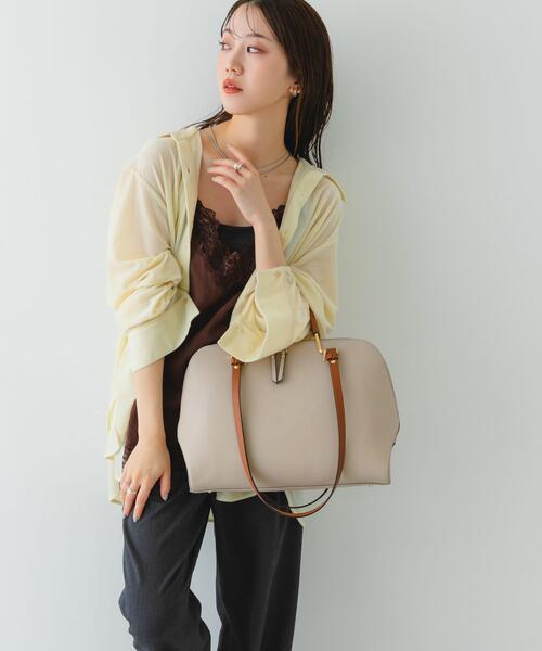 RODE SKO（ロデスコ）の「『インフルエンサーayaさんコラボ』2WAYハンドバッグ（ハンドバッグ・レディース・モカ/ライトベージュ/ブラック・ONE）」の4枚目の写真