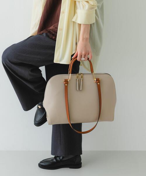 RODE SKO（ロデスコ）の「『インフルエンサーayaさんコラボ』2WAYハンドバッグ（ハンドバッグ・レディース・モカ/ライトベージュ/ブラック・ONE）」の8枚目の写真