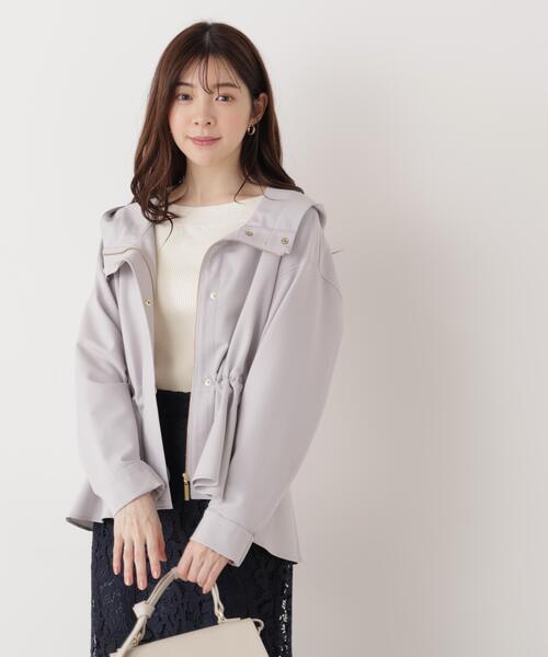 PROPORTION BODY DRESSING（プロポーションボディドレッシング）の「＜ウォッシャブル/UVカット＞シアー切り替えボートネックニット / 1216170207（ニット/セーター・レディース・イエロー/パープル/ホワイト系その他/ブルー・MEDIUM/SMALL）」の13枚目の写真