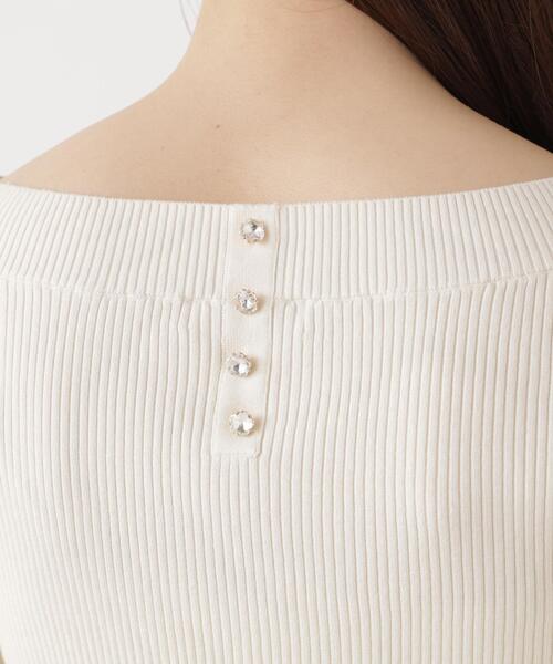 PROPORTION BODY DRESSING（プロポーションボディドレッシング）の「＜ウォッシャブル/UVカット＞シアー切り替えボートネックニット / 1216170207（ニット/セーター・レディース・イエロー/パープル/ホワイト系その他/ブルー・MEDIUM/SMALL）」の19枚目の写真