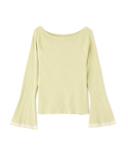 PROPORTION BODY DRESSING（プロポーションボディドレッシング）の「＜ウォッシャブル/UV＞シアー切り替えボートネックニット / 1216170207（ニット/セーター・レディース・イエロー/パープル/ホワイト系その他/ブルー・MEDIUM/SMALL）」の15枚目の写真