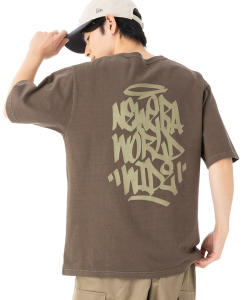 NEW ERA(ニューエラ)の「ニューエラ 半袖Tシャツ グラフィティ(Tシャツ/カットソー・メンズ・グレー系その他/グレー/ブラウン・S/L/M/XXL/XL)」の3枚目の写真