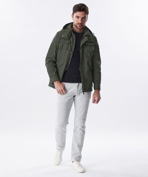 EPOCA UOMO(エポカウォモ)の「パイソンジャカードデニムパンツ(デニムパンツ・メンズ・ホワイト/チャコールグレー・46/48)」の4枚目の写真