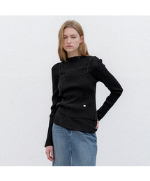 ACCORD PLEATS SLIM KNIT(T-7114)