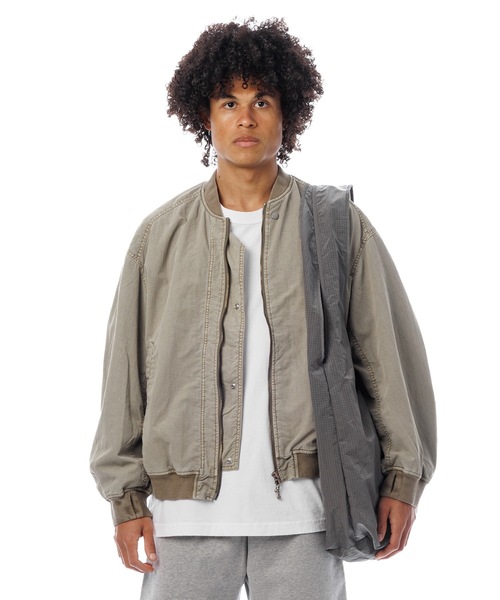 Sandinista(サンディニスタ)の「Nylon Rip-Stop Packable Bag / 収納可能ナイロンバッグ(エコバッグ/サブバッグ・メンズ・チャコール/イエロー/ブラウン/グレー・FREE)」の5枚目の写真