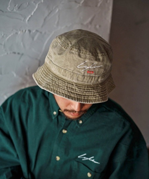 Leyline(レイライン)の「【Leyline】Denim wash Bucket hat(ハット・メンズ・ブラック/ブルー/カーキ・S~M/L~LL)」の3枚目の写真