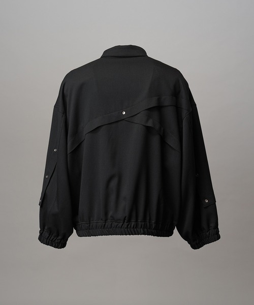 MAISON SPECIAL(メゾンスペシャル)の「《UNISEX》Yoke Rivets Prime-Over Blouson/ヨークリベットプライムオーバーブルゾン【MAISON SPECIAL/メゾンスペシャル】(ブルゾン・メンズ・ブラック/チャコールグレー・2/1/0)」の16枚目の写真