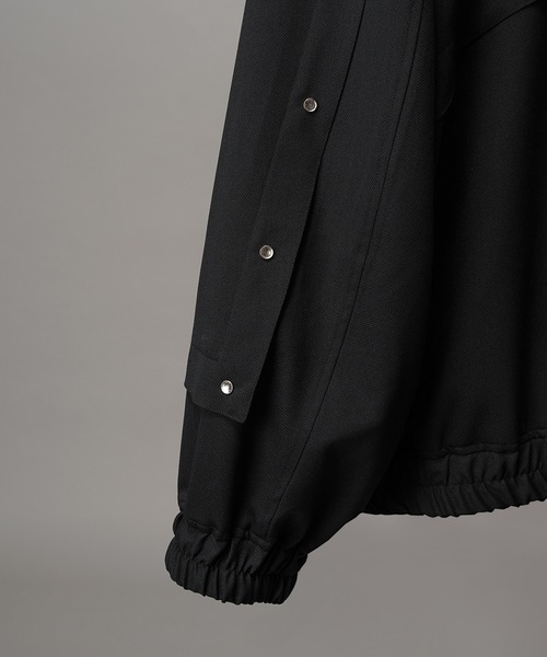 MAISON SPECIAL(メゾンスペシャル)の「《UNISEX》Yoke Rivets Prime-Over Blouson/ヨークリベットプライムオーバーブルゾン【MAISON SPECIAL/メゾンスペシャル】(ブルゾン・メンズ・ブラック/チャコールグレー・2/1/0)」の21枚目の写真