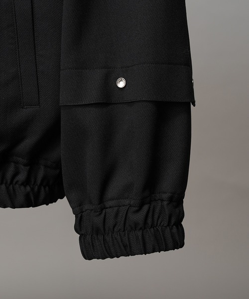 MAISON SPECIAL(メゾンスペシャル)の「《UNISEX》Yoke Rivets Prime-Over Blouson/ヨークリベットプライムオーバーブルゾン【MAISON SPECIAL/メゾンスペシャル】(ブルゾン・メンズ・ブラック/チャコールグレー・2/1/0)」の19枚目の写真