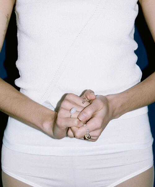 SMELLY（スメリー）の「SMELLY so’　open line ring（リング・レディース・シルバー・-）」の5枚目の写真