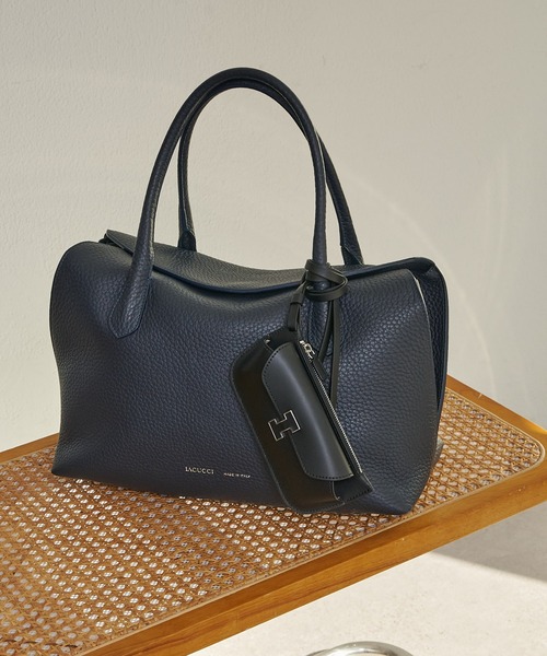 IACUCCI（イアクッチ）の「【予約】アバ アイウェアケース RUGA（その他小物・レディース・キャメル/ブラック・FREE）」の3枚目の写真