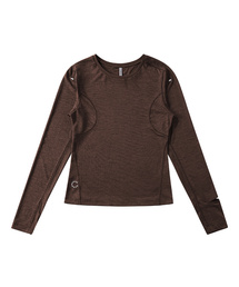 BUTTON SEOUL（ボタンソウル）の「[ウィメンズ]クイックドライセカンドスキンロングスリーブランニングテックTシャツ(6 COLORS)（Tシャツ/カットソー）」