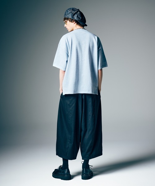 glamb（グラム）の「Balloon Cropped Slacks / バルーンクロップドスラックス（スラックス・メンズ・ブラック/グレー・S/M/L）」の22枚目の写真