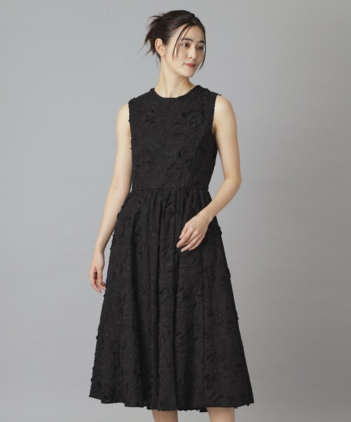DRESSTERIOR（ドレステリア）の「【ウォッシャブル】コットン エンブロイダリードレス（ワンピース・レディース・ブラック/オフホワイト・38/36/34）」の17枚目の写真