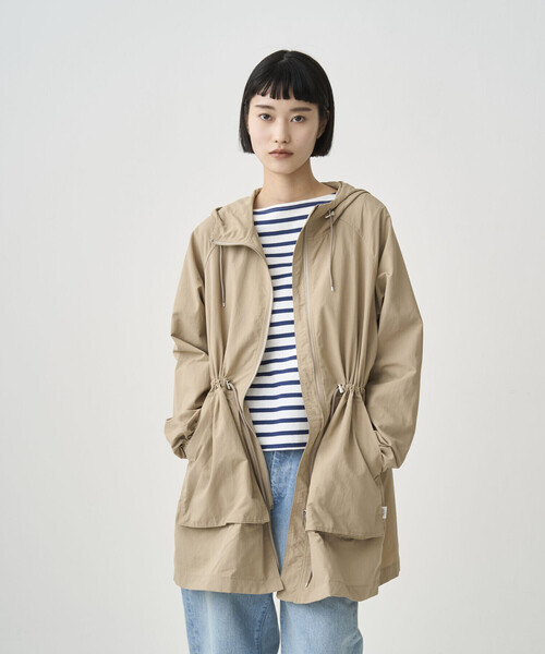 ORCIVAL(オーシバル)の「ORCIVAL | ナイロン ジップフードジャケット WOMEN(ナイロンジャケット・レディース・ダークネイビー/ベージュ・1)」の16枚目の写真