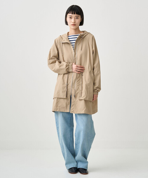 ORCIVAL(オーシバル)の「ORCIVAL | ナイロン ジップフードジャケット WOMEN(ナイロンジャケット・レディース・ダークネイビー/ベージュ・1)」の17枚目の写真