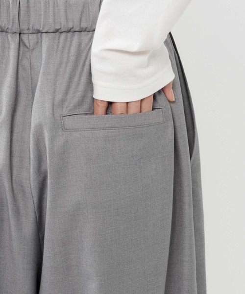 BARNYARDSTORM（バンヤードストーム）の「BARNYARDSTORM / ウエストボタンタタックパンツ / ハンドウォッシャブル（その他パンツ・レディース・ベージュ/グレー・S/M）」の21枚目の写真