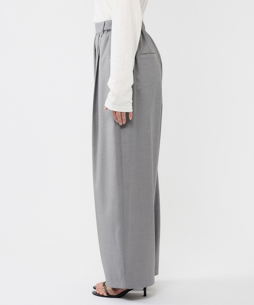 BARNYARDSTORM（バンヤードストーム）の「BARNYARDSTORM / ウエストボタンタタックパンツ / ハンドウォッシャブル（その他パンツ・レディース・ベージュ/グレー・S/M）」の16枚目の写真