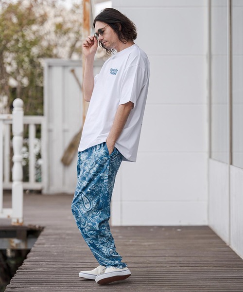 CAMBIO（カンビオ）の「mt10271- ビッグシルエットプリントT（Bonefire Feast） Tシャツ(CASD-177)（Tシャツ/カットソー・メンズ・ホワイト×ブルー/ホワイト×グリーン/ホワイト×レッド・XL/L/M/S）」の14枚目の写真