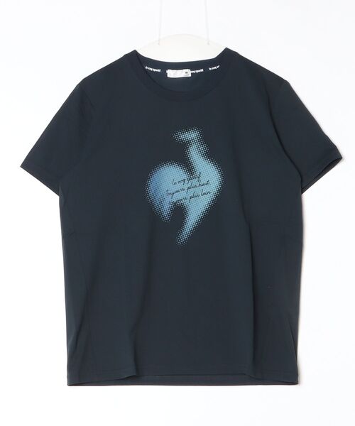 le coq sportif(ルコックスポルティフ)の「ルコックスポルティフ ヘランカ半袖Tシャツ(Tシャツ/カットソー・レディース・ネイビー/ホワイト/ローズ/ブルー・M/L/XL)」の3枚目の写真