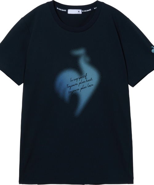 le coq sportif(ルコックスポルティフ)の「ルコックスポルティフ ヘランカ半袖Tシャツ(Tシャツ/カットソー・レディース・ネイビー/ホワイト/ローズ/ブルー・M/L/XL)」の9枚目の写真