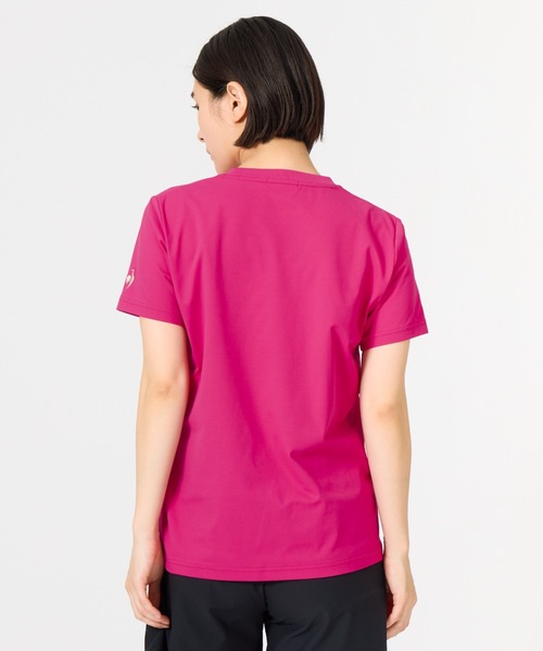 le coq sportif(ルコックスポルティフ)の「ルコックスポルティフ ヘランカ半袖Tシャツ(Tシャツ/カットソー・レディース・ネイビー/ホワイト/ローズ/ブルー・M/L/XL)」の14枚目の写真
