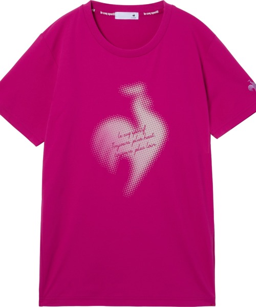 le coq sportif(ルコックスポルティフ)の「ルコックスポルティフ ヘランカ半袖Tシャツ(Tシャツ/カットソー・レディース・ネイビー/ホワイト/ローズ/ブルー・M/L/XL)」の6枚目の写真