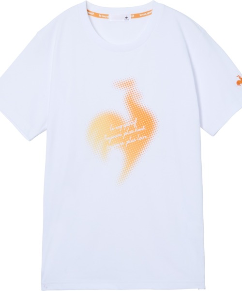 le coq sportif(ルコックスポルティフ)の「ルコックスポルティフ ヘランカ半袖Tシャツ(Tシャツ/カットソー・レディース・ネイビー/ホワイト/ローズ/ブルー・M/L/XL)」の12枚目の写真