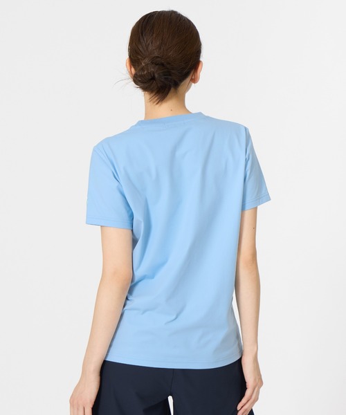le coq sportif(ルコックスポルティフ)の「ルコックスポルティフ ヘランカ半袖Tシャツ(Tシャツ/カットソー・レディース・ネイビー/ホワイト/ローズ/ブルー・M/L/XL)」の15枚目の写真