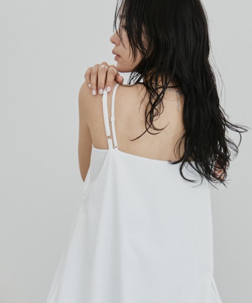 DRWCYS（ドロシーズ）の「バルーンキャミチュニック（キャミソール・レディース・ホワイト/ブラック・FREE）」の8枚目の写真