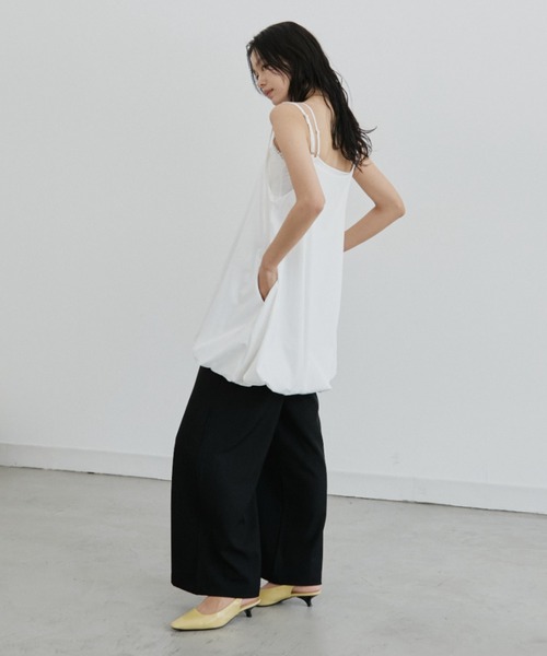 DRWCYS（ドロシーズ）の「バルーンキャミチュニック（キャミソール・レディース・ホワイト/ブラック・FREE）」の14枚目の写真