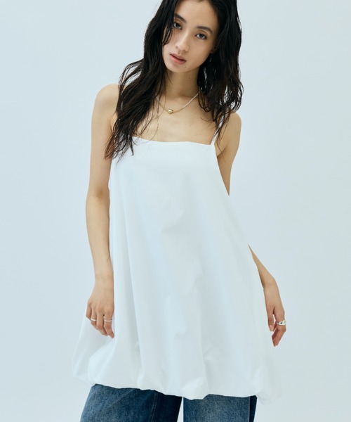 DRWCYS（ドロシーズ）の「バルーンキャミチュニック（キャミソール・レディース・ホワイト/ブラック・FREE）」の16枚目の写真