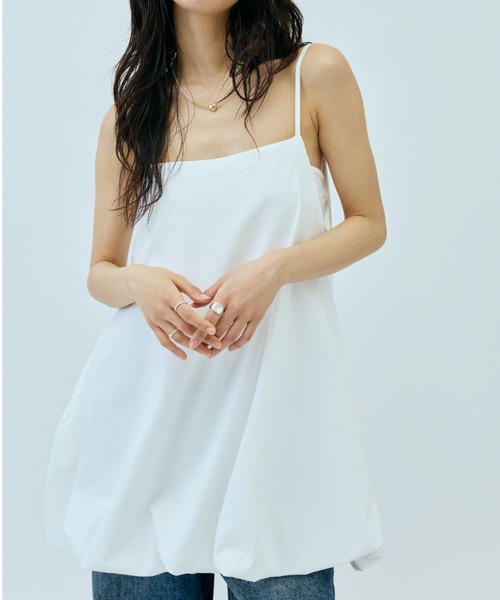 DRWCYS（ドロシーズ）の「バルーンキャミチュニック（キャミソール・レディース・ホワイト/ブラック・FREE）」の17枚目の写真