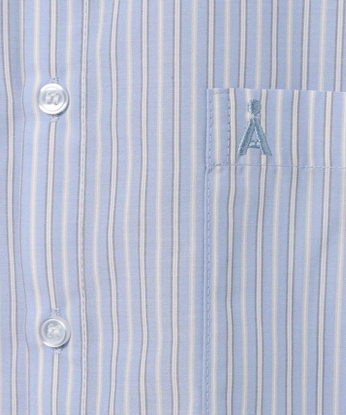 ALAND（エーランド）の「【UNISEX】ALAND／ボリュームBIGシャツ（シャツ/ブラウス・レディース・ブルー/オフホワイト/ベージュ/ライトブルー・LARGE/SMALL）」の15枚目の写真