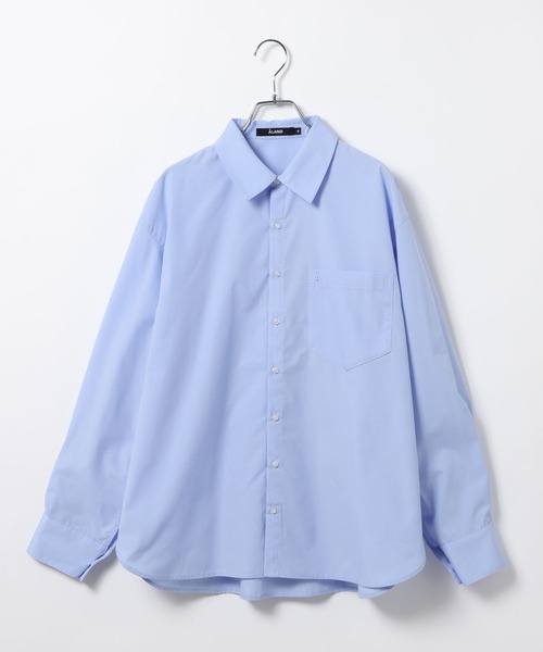 ALAND（エーランド）の「【UNISEX】ALAND／ボリュームBIGシャツ（シャツ/ブラウス・レディース・ブルー/オフホワイト/ベージュ/ライトブルー・LARGE/SMALL）」の16枚目の写真