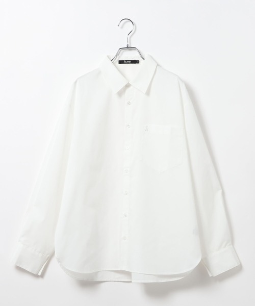 ALAND（エーランド）の「【UNISEX】ALAND／ボリュームBIGシャツ（シャツ/ブラウス・レディース・ブルー/オフホワイト/ベージュ/ライトブルー・LARGE/SMALL）」の10枚目の写真