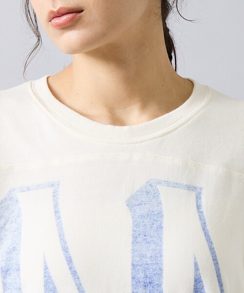 DEUS EX MACHINA(デウスエクスマキナ)の「【Deus Ex Machina / デウスエクスマキナ】 Futile Effort Jersey ナンバリング 長袖Tシャツ/ ユニセックス(Tシャツ/カットソー・メンズ・バイオレット/アイボリー・S/M)」の9枚目の写真