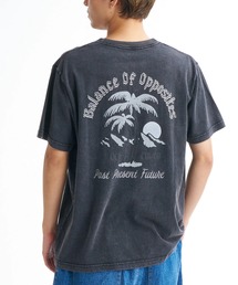 RVCA メンズ FROUND MURAL SS Tシャツ 【2026年春夏モデル】/ルーカバックプリント半袖Tシャツ