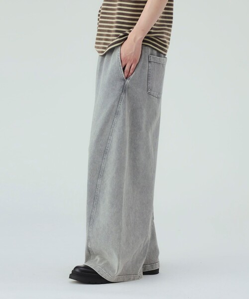 BEAMS HEART(ビームスハート)の「【7/16値下げ】コットン天竺 フェード ワイドストレート パンツ(その他パンツ・メンズ・グレー/ブラック・SMALL/LARGE/MEDIUM)」の15枚目の写真